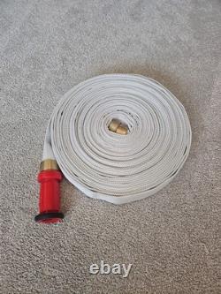 100' Fire Hose 1-1/2 Inch With 2 Inch Apache Nozzle 250PSI