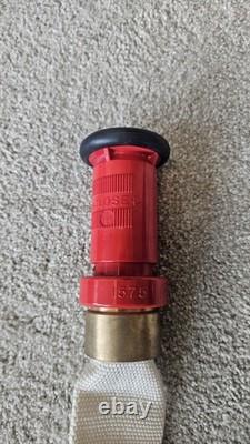 100' Fire Hose 1-1/2 Inch With 2 Inch Apache Nozzle 250PSI