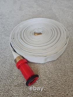 100' Fire Hose 1-1/2 Inch With 2 Inch Apache Nozzle 250PSI