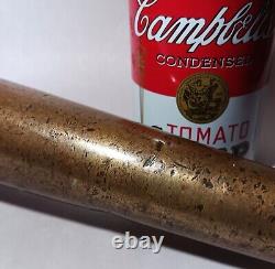 14 MACHINE AGE NY texas hewitt rubber corp bronze fire hose nozzle steampunk