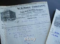 1898 (5) Nott, Ballard Eureka Fire Engine Leather Hose PRICES, letterhead. Card lot