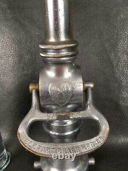1917 Elkhart(Two Heads)Lever Shut Off 21/2 Fire Nozzle & Tip