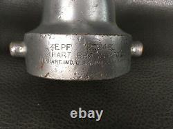 1917 Elkhart(Two Heads)Lever Shut Off 21/2 Fire Nozzle & Tip