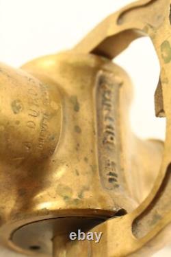 = 1930's French Bronze/Brass Fire Hose Nozzle Jet Defuse, A. Dubois Brevete
