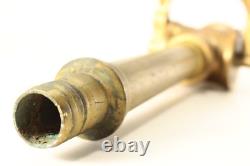 = 1930's French Bronze/Brass Fire Hose Nozzle Jet Defuse, A. Dubois Brevete