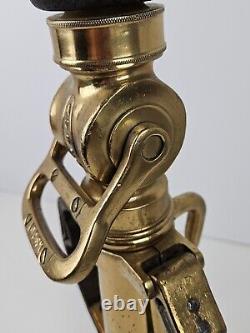 1931 Seagrave Akron Large Brass Boston Fire Fighter No. 7 Fire Truck Hose Nozzle