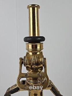 1931 Seagrave Akron Large Brass Boston Fire Fighter No. 7 Fire Truck Hose Nozzle