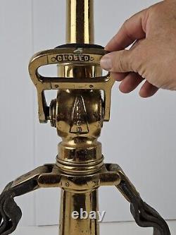 1931 Seagrave Akron Large Brass Boston Fire Fighter No. 7 Fire Truck Hose Nozzle