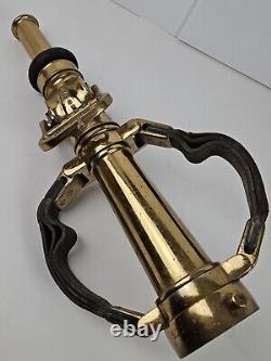 1931 Seagrave Akron Large Brass Boston Fire Fighter No. 7 Fire Truck Hose Nozzle