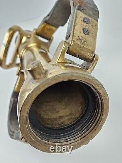 1931 Seagrave Akron Large Brass Boston Fire Fighter No. 7 Fire Truck Hose Nozzle