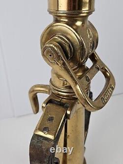 1931 Seagrave Akron Large Brass Boston Fire Fighter No. 7 Fire Truck Hose Nozzle