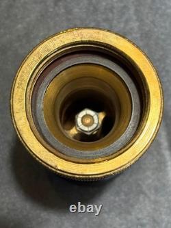1948 Elkhart Brass Vintage 3LB. Solid Brass Fire Nozzle 742-48SM Beautiful Piece