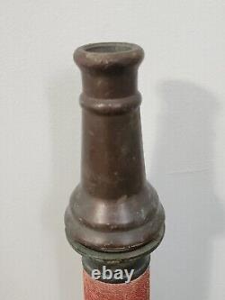 1950 Brass 30 FIRE HOSE NOZZLE CHICAGO W. D. ALLEN MFG. Co