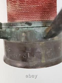 1950 Brass 30 FIRE HOSE NOZZLE CHICAGO W. D. ALLEN MFG. Co