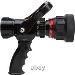 1 1/2 Inch Heavy-Duty Aluminum Fire Nozzle with Durable Rubber Bumper (NH)