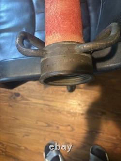 1- Vintage Antique Brass Fire Hose Nozzle 30 WD Allen Co Chicago USA