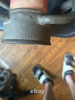 1- Vintage Antique Brass Fire Hose Nozzle 30 WD Allen Co Chicago USA