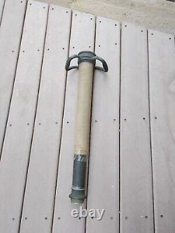 25 3/4Vintage Brass FIRE NOZZLE Standpipe POWHATANH RANSON W Va 2 1/2