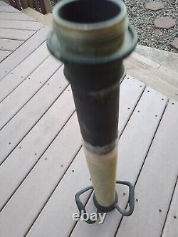 25 3/4Vintage Brass FIRE NOZZLE Standpipe POWHATANH RANSON W Va 2 1/2