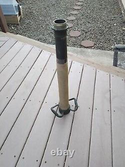 25 3/4Vintage Brass FIRE NOZZLE Standpipe POWHATANH RANSON W Va 2 1/2