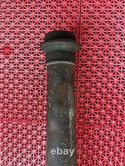 25.5 Fire Department Water Nozzel Hose Coil Wrapped Brass Firefighter Handle