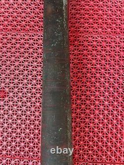 25.5 Fire Department Water Nozzel Hose Coil Wrapped Brass Firefighter Handle