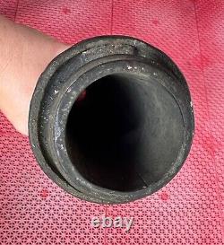 25.5 Fire Department Water Nozzel Hose Coil Wrapped Brass Firefighter Handle