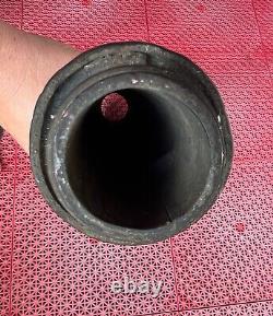 25.5 Fire Department Water Nozzel Hose Coil Wrapped Brass Firefighter Handle