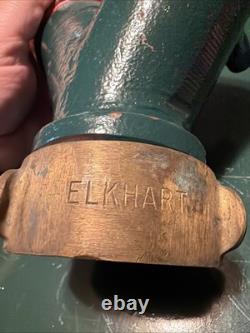 2 1/2 Thread Solid Brass Fire Hydrant Siamese Water Hose Wye Y Splitter Vintage