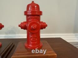 2 Heavy Cast IronAmerican Darling Fire Hydrants B84B 3.8 lbs. Ea 7.5 HExc