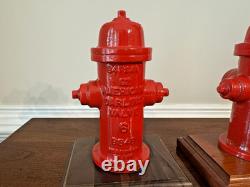 2 Heavy Cast IronAmerican Darling Fire Hydrants B84B 3.8 lbs. Ea 7.5 HExc