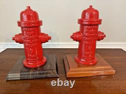 2 Heavy Cast IronAmerican Darling Fire Hydrants B84B 3.8 lbs. Ea 7.5 HExc