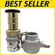 2 Npsh Brass Fire Hose Nozzle With 2 Aluminum Camlock Fittings Heavy-duty