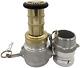 2 Npsh Threads Brass Industrial Fire Hose Nozzle 2 Camlock Fittings Fog Nozzle