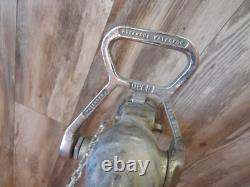 2 Vintage Rockwood Waterfog Fire Hose Nozzle & Splitter Display Os1