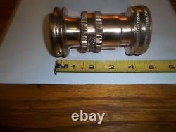 2 Vintage collectible Solid brass 2 in. Fire Nozzles