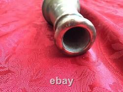 30 WH Salisbury & Co Brass/Steel Wrapped Fire Hose Nozzle 7-28 for Restoration