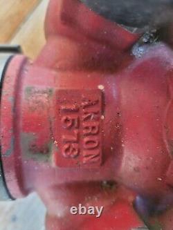 3 Way Hydrant Intake Fire Engine Valve (3) 2.5 NH to 4 NH