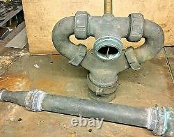 4 M. Greenberg's Sons Fire Water monitor /Deck pipe, deluge gun, (id314)