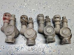 4 Used S&H 1 Forestry Twin Tip Fire Nozzle, Wildland Fire NPSH, hose
