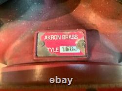 AKRON 6.00 NH Brass 2-Way WYE Siamese Valve Firefighting Fire Hydrant