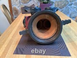 AKRON 6.00 NH Brass 2-Way WYE Siamese Valve Firefighting Fire Hydrant