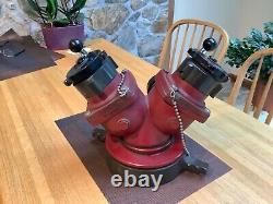 AKRON 6.00 NH Brass 2-Way WYE Siamese Valve Firefighting Fire Hydrant