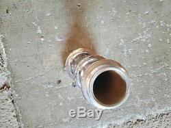 AKRON BRASS chrome covered FIRE HOSE NOZZLE triple stack reducer two piece