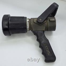 AKRON Brass Style 3021 1.5 Brass Fog Nozzle Pistol Grip Style Firefighter