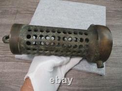 AKRON Fire Hose Water Strainer Fire Department Fireman Solid Brass