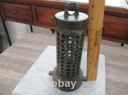 AKRON Fire Hose Water Strainer Fire Department Fireman Solid Brass