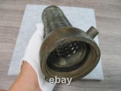 AKRON Fire Hose Water Strainer Fire Department Fireman Solid Brass