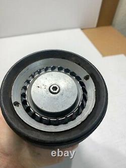 AKRON TURBOJET Brass Style 1727 1.5 NH Spinning Teeth Fire Hose Nozzle