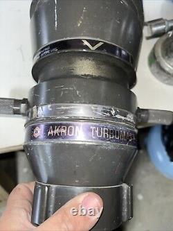 AKRON TURBOMASTER NOZZLE STYLE 1755 2.50 NH Fire Hose Nozzle Akron Nozzle